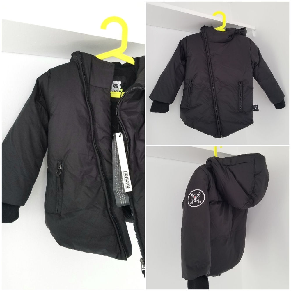 nununu Black Kids Puffer Jacket